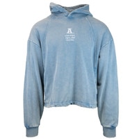 Block A Utah State Embroidered Distressed Hoodie Light Blue